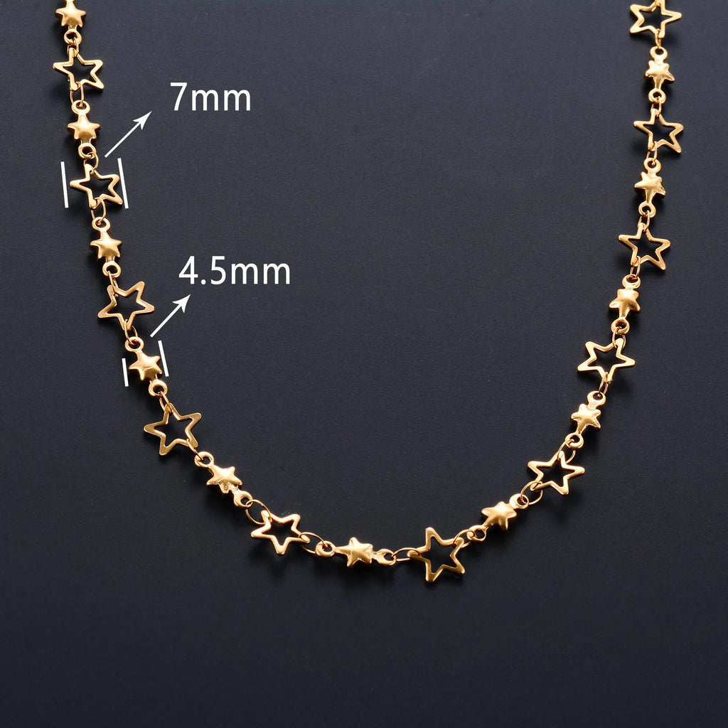 Collier avec Pendentif Etoile Astrologie pour Homme ou Femme or
