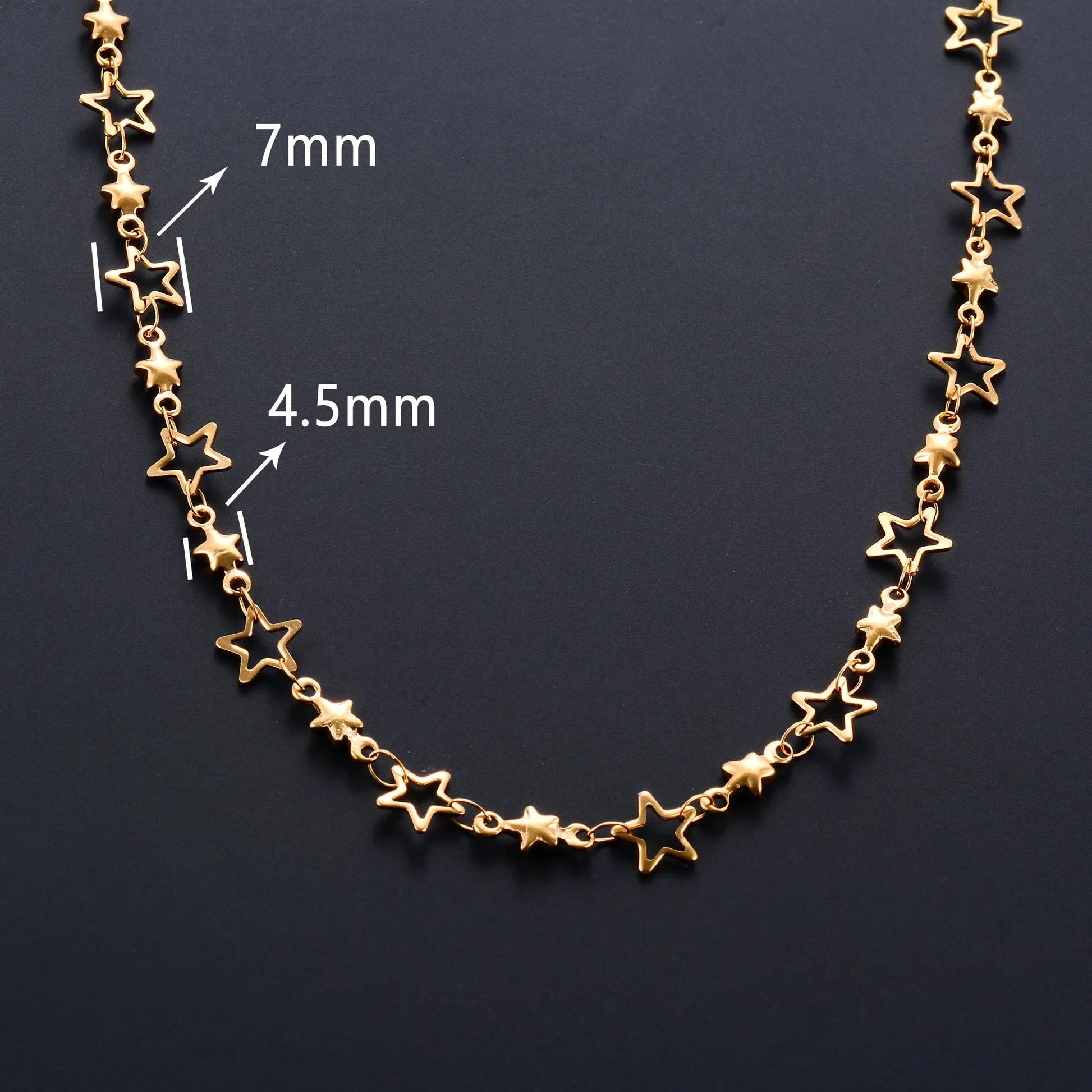 Collier avec Pendentif Etoile Astrologie pour Homme ou Femme or