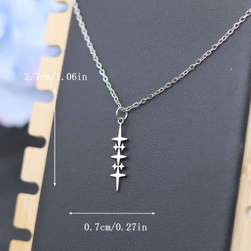 Collier avec Pendentif Etoile pour Homme argent