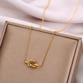 Collier avec pendentif noeud pour femme