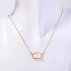 Collier avec Pendentif en Crystal Coloré Signe du Zodiaque