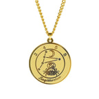Collier avec Pendentif Signe du Zodiaque Astrologique Homme ou Femme