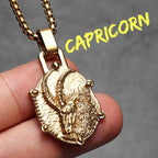 Collier avec Pendentif Signe du Zodiaque