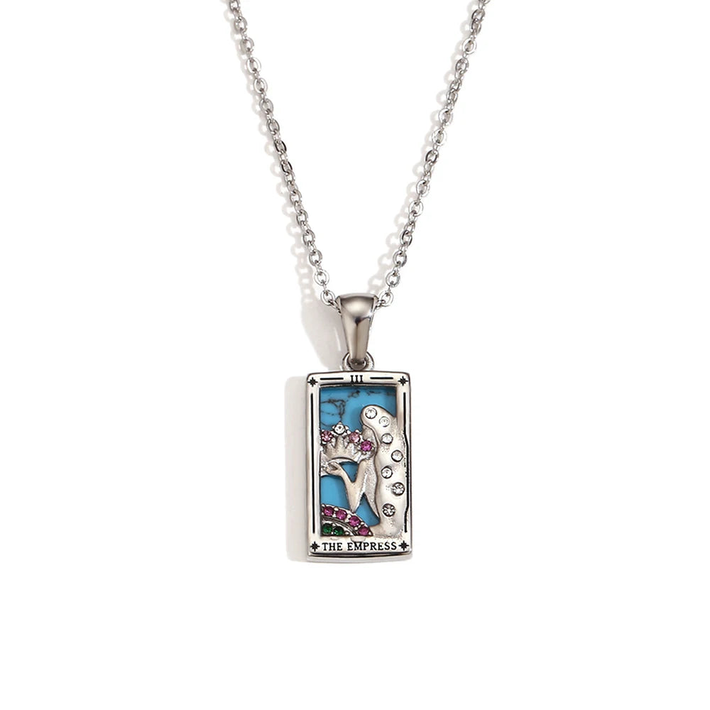 Collier avec Pendentif Tarot