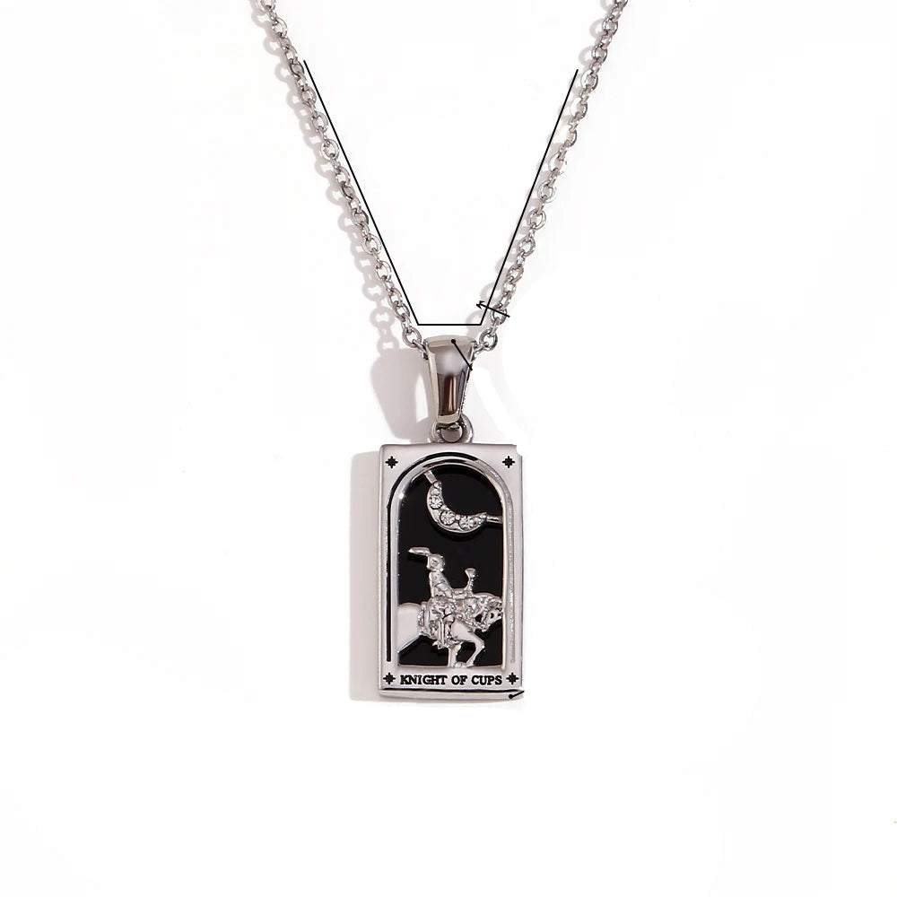 Collier avec Pendentif Tarot