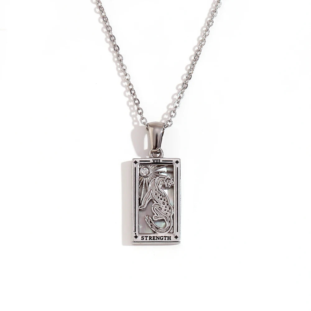 Collier avec Pendentif Tarot
