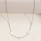 Collier avec Pendentif Trèfle à 4 Feuilles argent