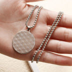 Collier avec Pendentif Yin Yang Noir et Blanc