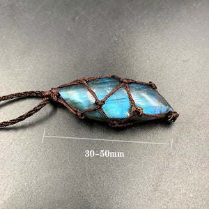 Necklace with Labradorite Stone 