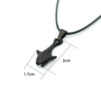 Cord necklace with shark pendant