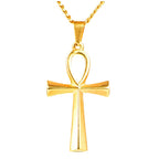 Collier Croix Egyptienne Pendentif
