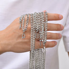 Herenketting met gepersonaliseerde initiaalhanger 