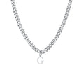 Herenketting met gepersonaliseerde initiaalhanger g