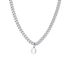 Herenketting met gepersonaliseerde initiaalhanger o