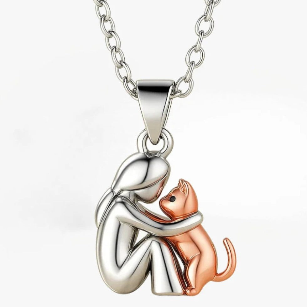 Collier d'Amour Câlin Chat et Maître