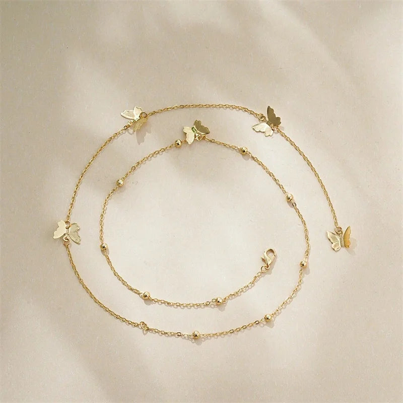 Butterfly back necklace - back chain for women