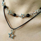 Collar de Doble Vuelta con Colgante de Estrella