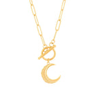 Collier Elégant avec Pendentif Lune
