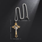 Collier et Pendentif Croix de Saint Benoit Jésus