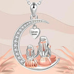 Necklace and its "mother and daughter" pendant