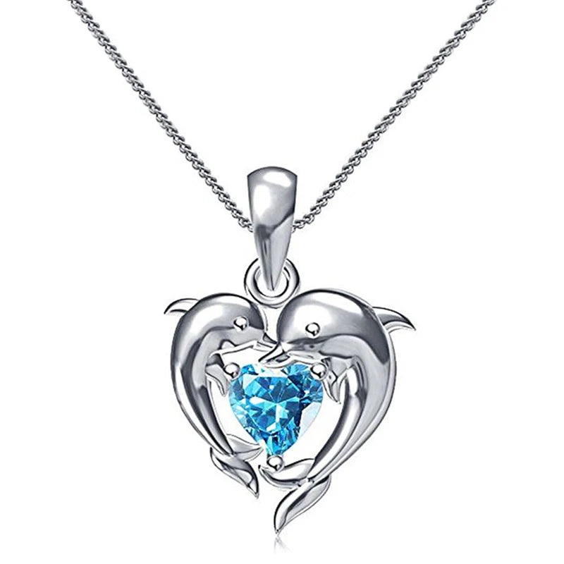 Collier intemporel avec double dauphin