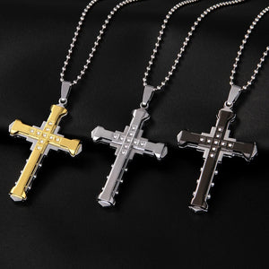 Collier & Médaillon Croix Homme argent