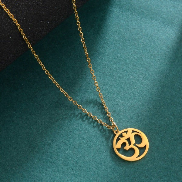 Pendentif LOTUS et OM – Argent 925 - En Sens