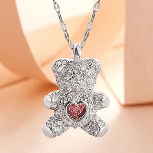 Collier Ours Argent