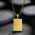 Collier Pendentif avec Signe du Zodiaque