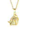 Collana Pendente Coccola Cane e Padrone oro
