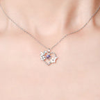 Halskette Anhänger Herz Mondstein