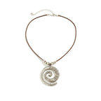 Collier Pendentif Coquillage Spirale
