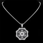 Collier Pendentif Cube de Métatron Homme ou Femme