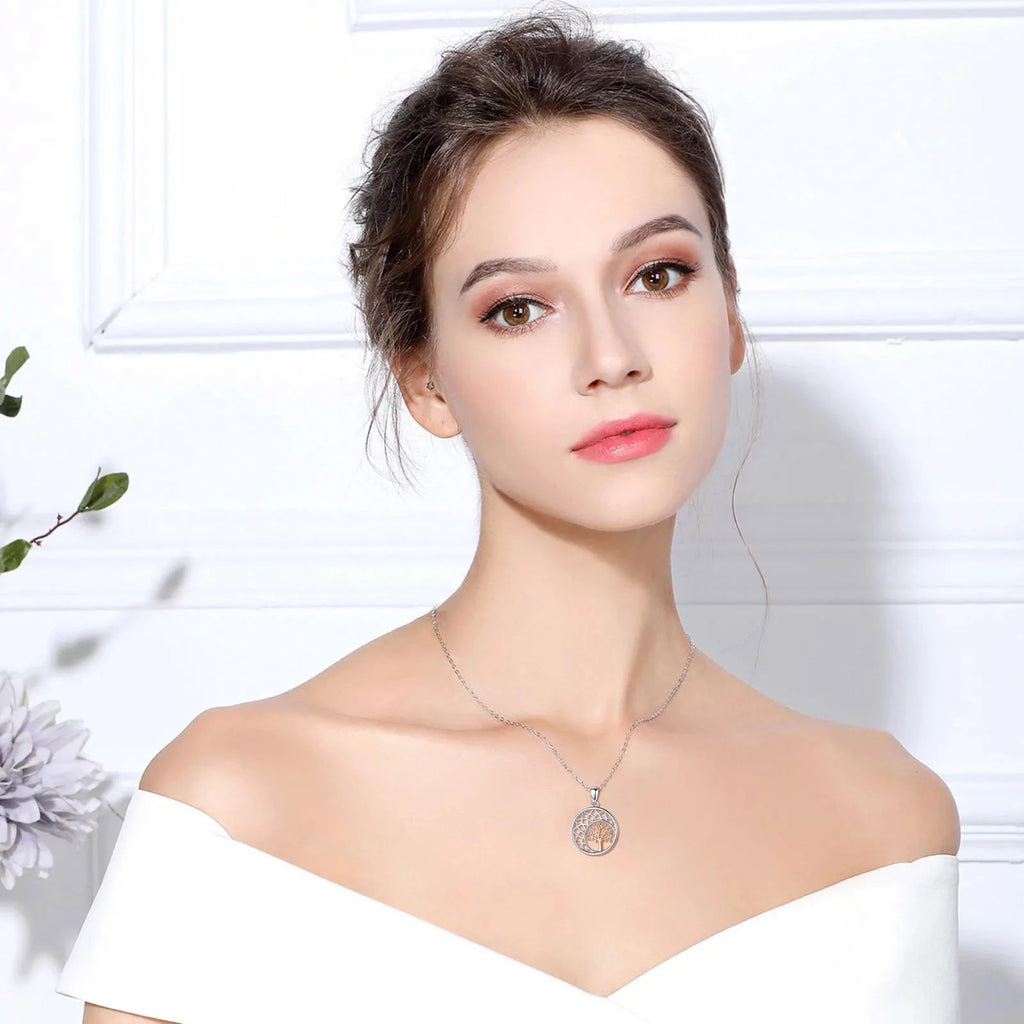 Collier Pendentif Elégant Arbre de Vie pour Femme