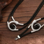 Collier Pendentif et Bracelet Géométriques argent