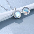 Collier Pendentif Fertilité avec Zircon Pierre de Lune