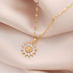 Collier Pendentif Fleur de Marguerite