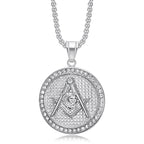 Collier Pendentif Franc Maçonnerie