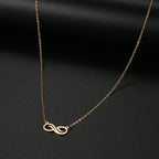 Collier Pendentif Infini Doré Femme or