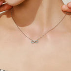 Lõpmatuse ripats kaelakee türkiissinisena