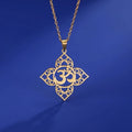 Halsketting Hanger Om Boeddhisme goud