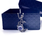 Collana con Pendente Pietra di Luna Vintage c