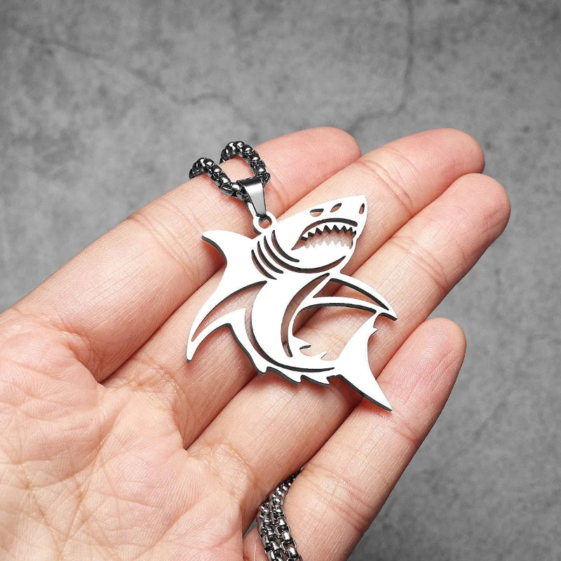 Collier Pendentif Requin pour Homme