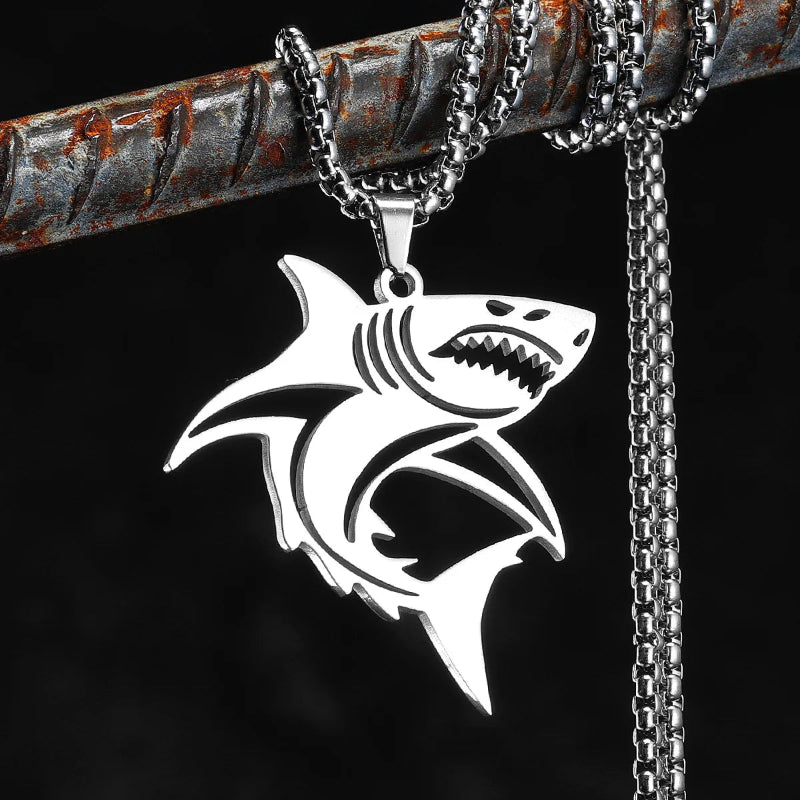 Collier Pendentif Requin pour Homme