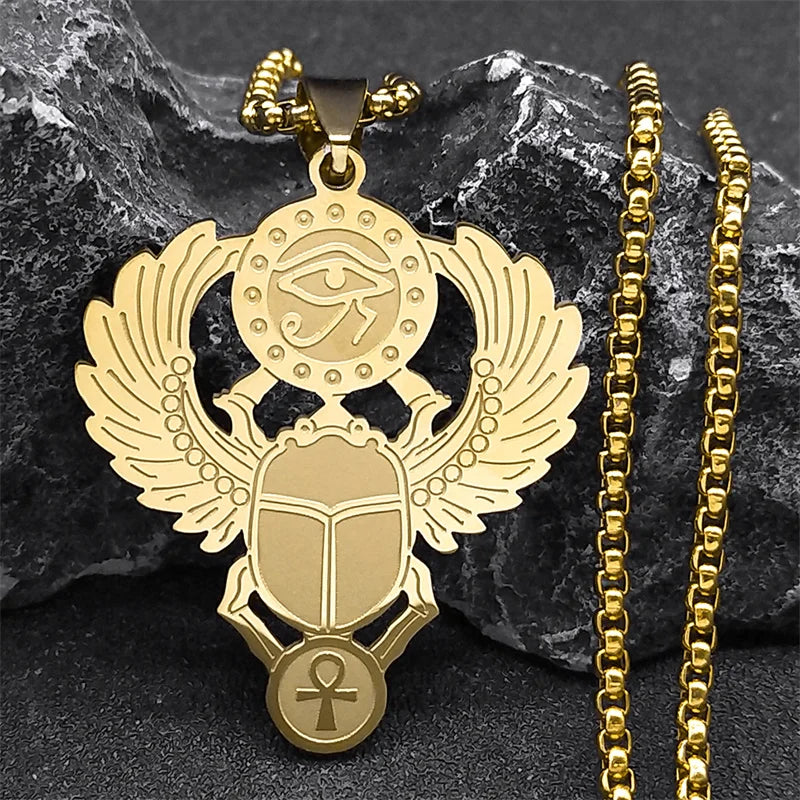 Collier Scarabée Egyptien Khepri | Atelier Impérial