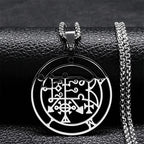 Collier Pendentif Sigil de Démon camio