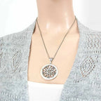 Collier Pendentif Sorcellerie Wiccan Pentacle Femme