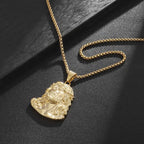 Collier Pendentif Tête de Jésus Christ