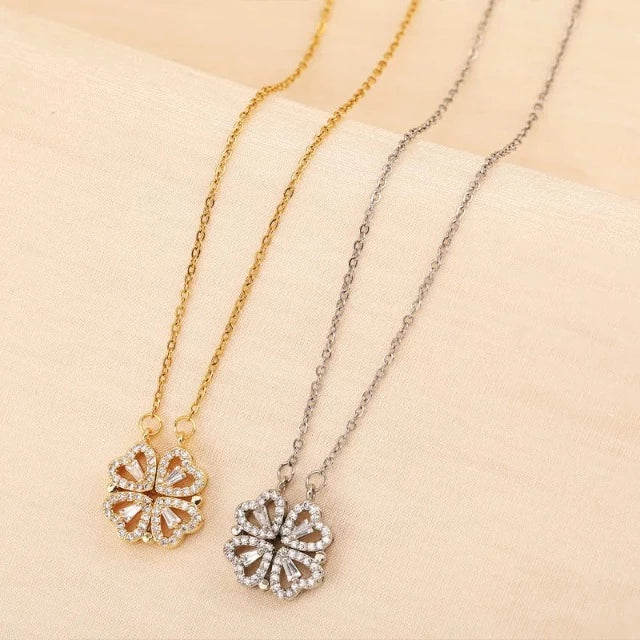 Ketting met Klaver | Klavertje Vier Ketting | Sieraden Ketting met Klaver | Klavertje Vier Ketting | Sieraden