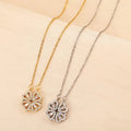 Collier Pendentif Trèfle Cœur avec Boîte Cadeau